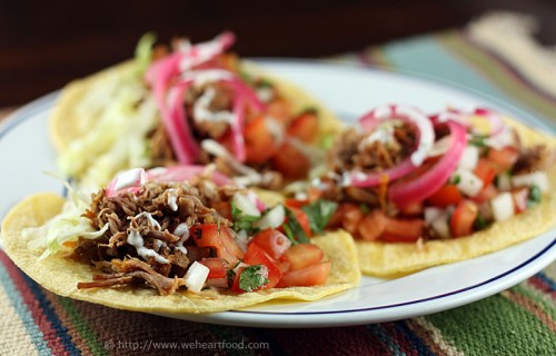 Tacos de Carnitas – We [Heart] Food